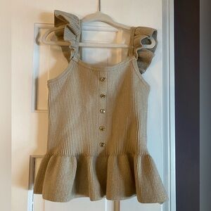 Janie and Jack Girls Peplum Top